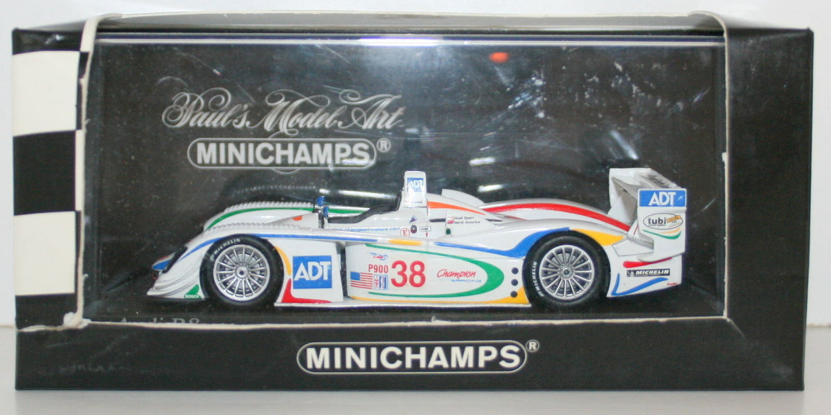 MINICHAMPS 1/43 400 021338 AUDI R8 ALMS PETIT LM 02 #38 — R.M.Toys Ltd