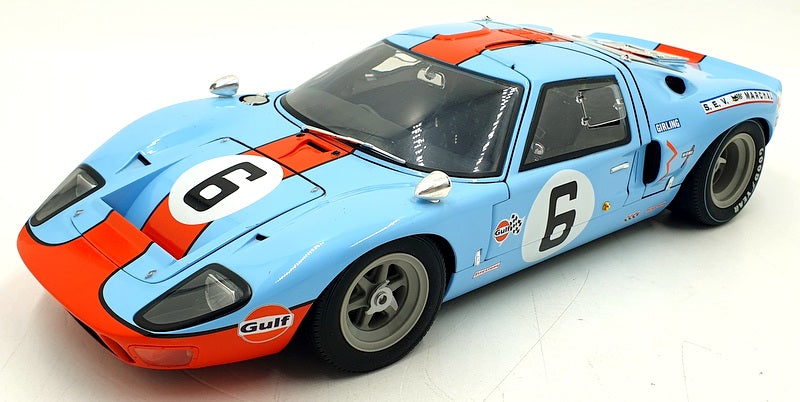 GMP 1/12 Scale Diecast 12073 - Ford GT40 Gulf 1969 #6 - Blue
