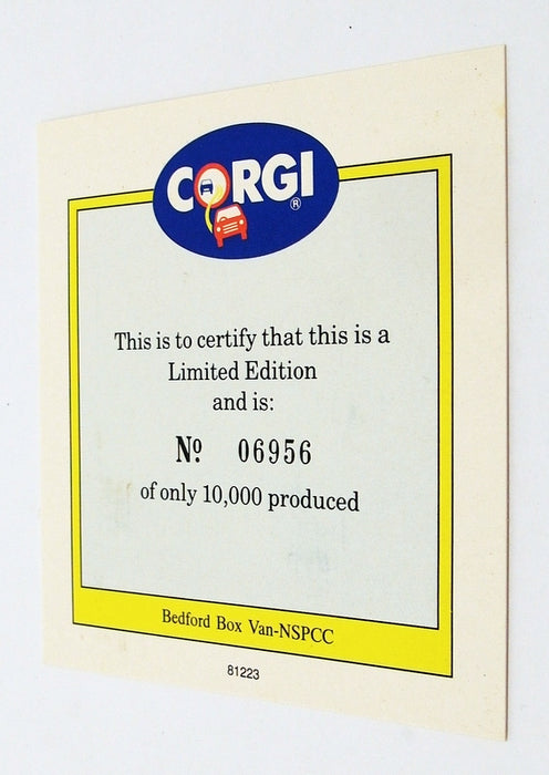 Corgi 1/50 Scale Diecast 97123 - Bedford O Series Van - NSPCC
