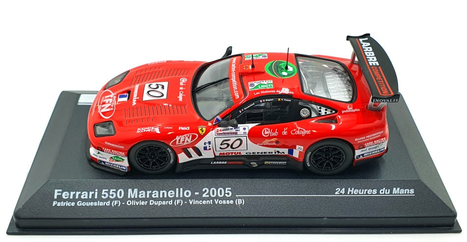 Altaya 1/43 Scale AL21122R - Ferrari 550 Maranello - #50 24h LM 2005