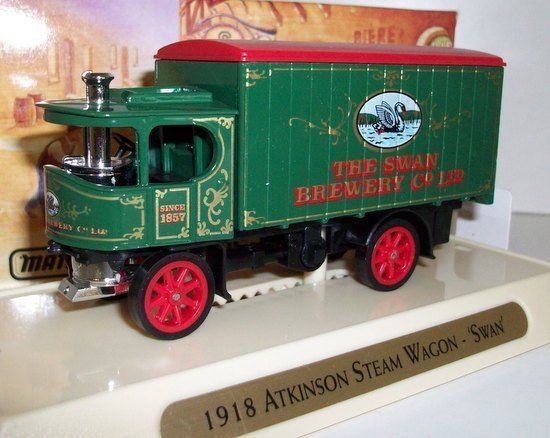 MATCHBOX - YGB03 1918 ATKINSON STEAM WAGON - SWAN
