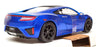Maisto 1/24 Scale Diecast 31234 - 2018 Acura NSX - Met Blue
