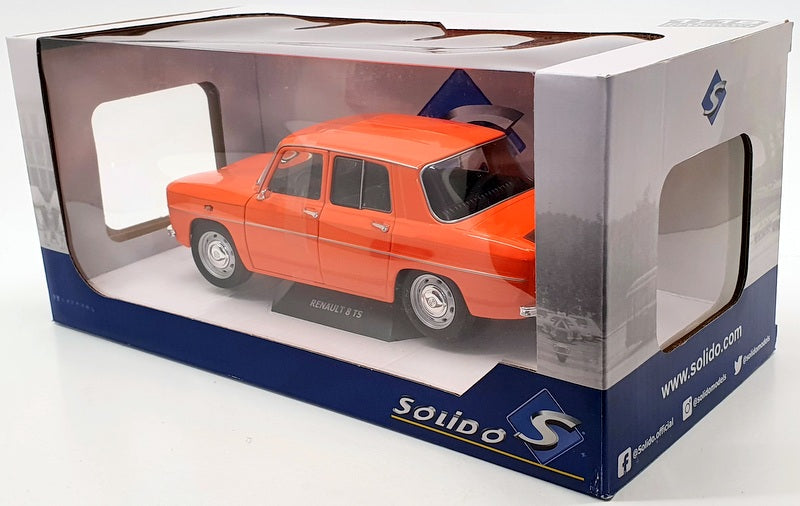 Solido 1/18 Scale Model Car S1803603 - 1967 Renault 8 TS - Orange
