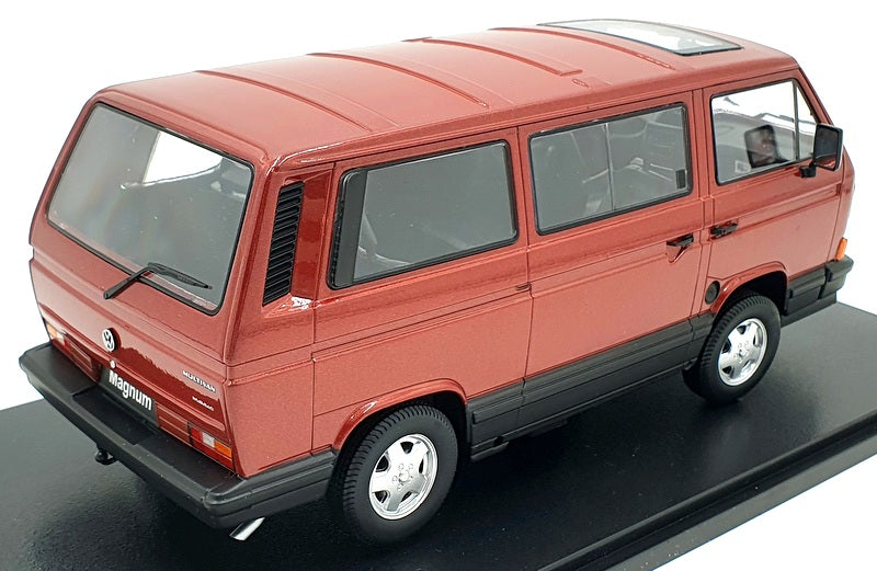 KK Scale 1/18 Scale Diecast KKDC180991 VW Bus T3 Multivan Magnum 1987 Red