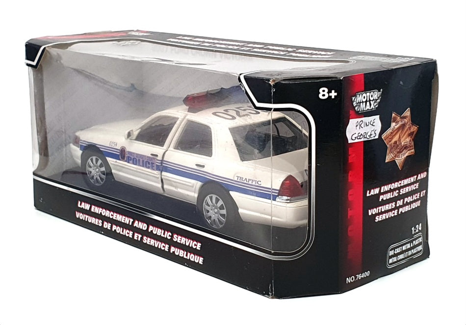 Motormax 1/24 Scale 76400 - 2007 Ford Crown Victoria - Prince George's Co Police