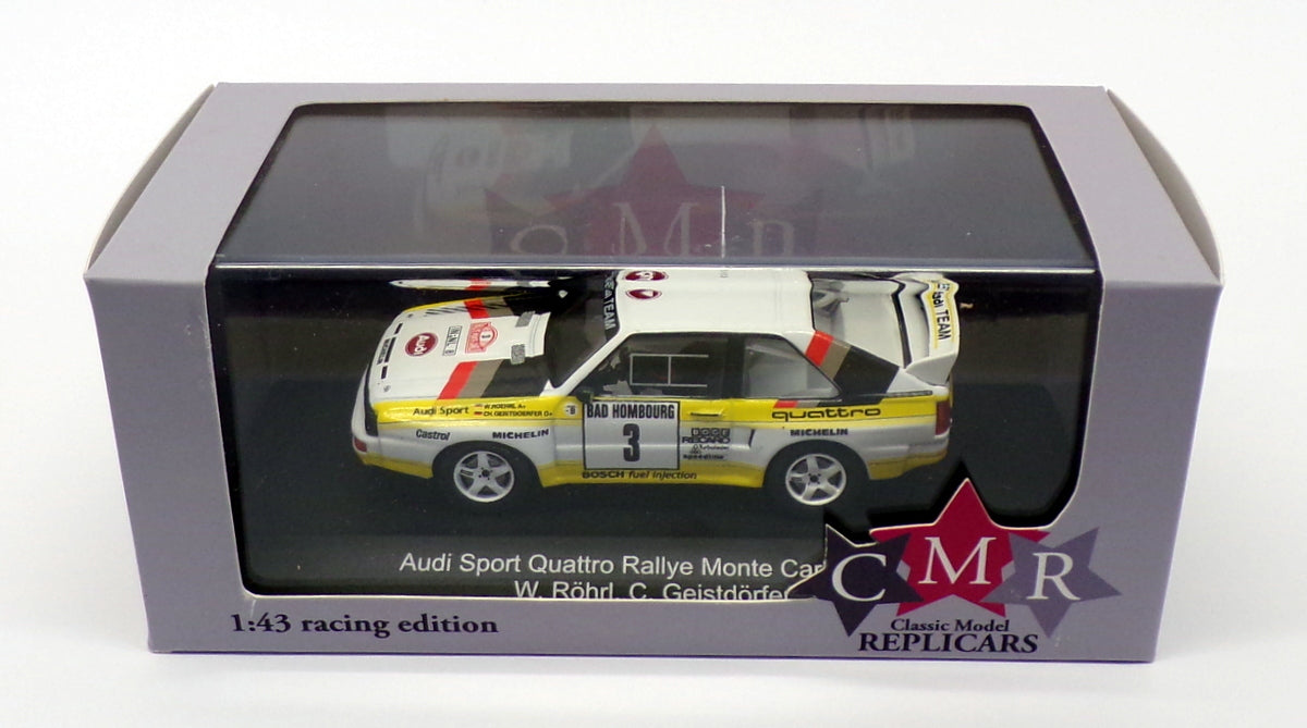 CMR 1/43 Scale WRC001 - Audi Quattro Sport #3 Monte Carlo Rally 1985