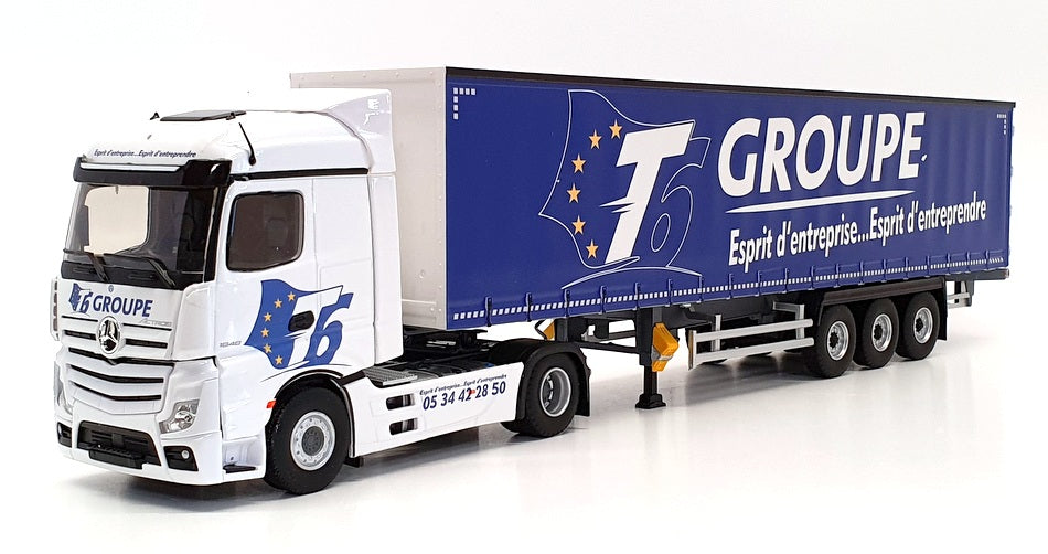 Eligor 1/43 Scale 117038 - Mercedes Actros 5 Tautliner T6 Truck - Groupe