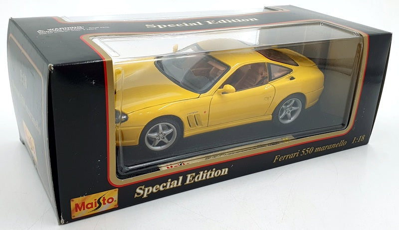Maisto 1/18 Scale Diecast 31810 - Ferrari 550 Maranello 1996 - Yellow