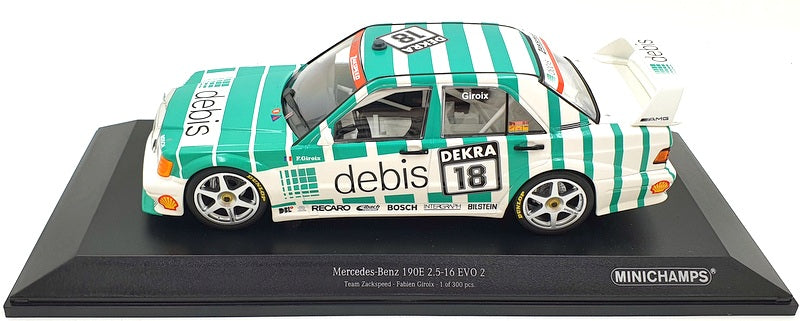Minichamps 1/18 Scale 155 913618 Mercedes-Benz 190E Zackspeed 1991 Giroix #18