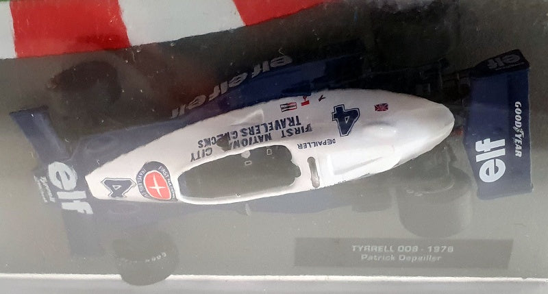 Altaya 1/43 Scale Model Car 1101IR10 - Tyrrell 008 1978 Patrick Depailler