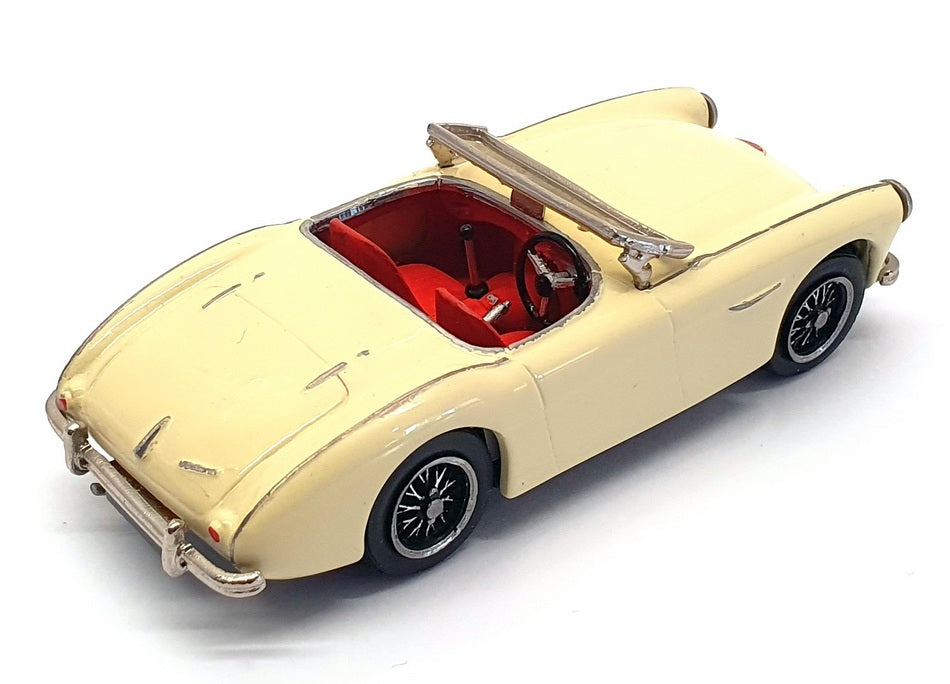 K&R Replicas 1/43 Scale Built Kit KR42 - Austin Healey 100 (BN 2) - Cream