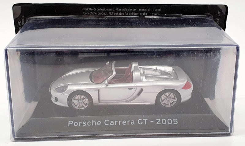 Altaya 1/43 Scale Model Car 1501IR4 - 2005 Porsche Carrera GT - Silver