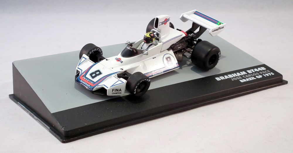 Atlas Editions 1/43 Scale 21219A - F1 Brabham BT44B Brazil GP 1975 Pace