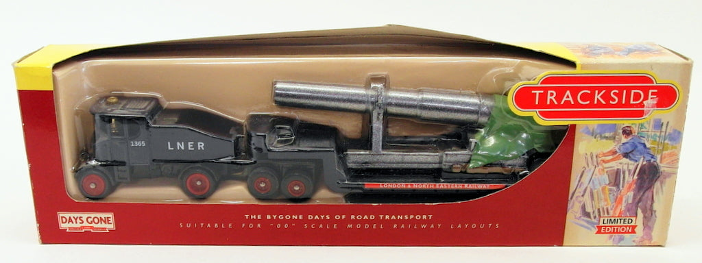 Lledo 1/76 Scale DG111002 - Sentinel Ballast Low Loader & Gun Barrel Load LNER