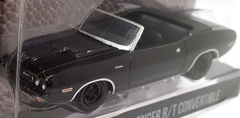 Greenlight 1/64 Scale Model Car 28030C - 1970 Dodge Challenger R/T Conv - Black