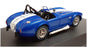 Kyosho 1/43 Scale 03019MBL - Shelby Cobra 427S/C Racing Screen - Met Blue