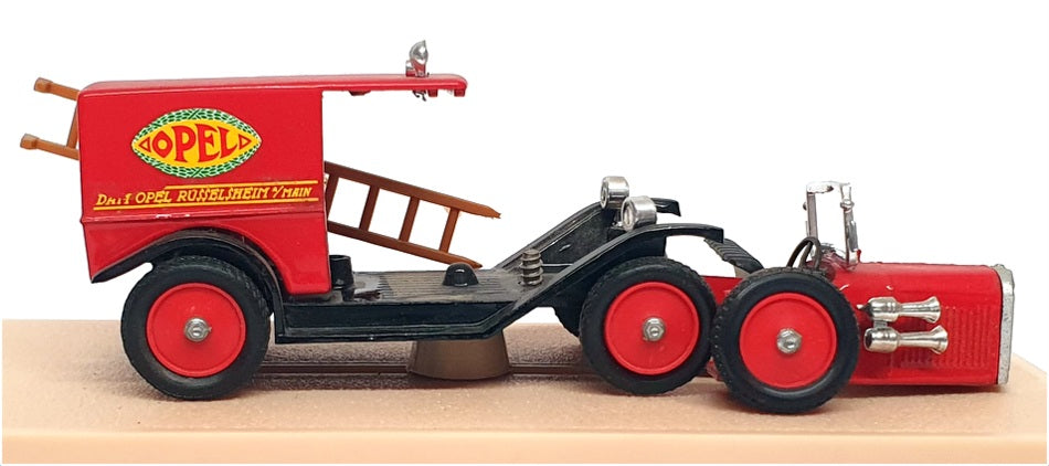 Eligor 1/43 Scale 1095b - 1925 Opel Laubfrosch Pompiers Rudesheim - Red