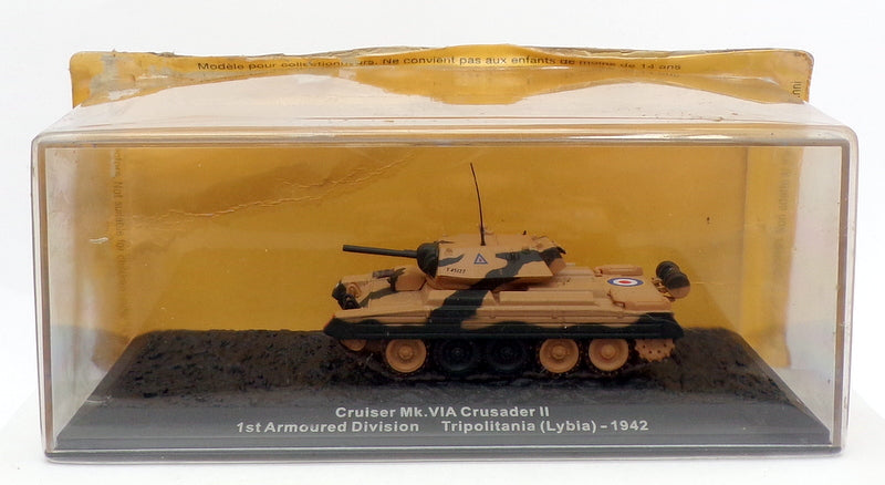Altaya 1/72 Scale A30420U - Cruiser Mk. VIA Crusader II Tank - Lybia 1942