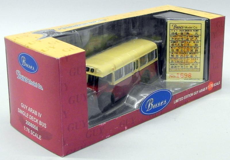 Buses Model Co 1/76 Scale Bus 200800A - Guy Arab IV Single Deck Bus