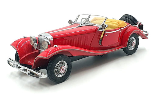 Franklin Mint 1/24 Scale 171221R - 1935 Mercedes Benz Special Roadster - Red