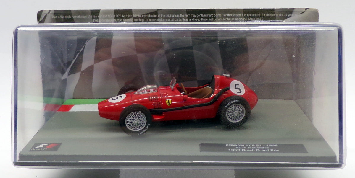 Altaya 1/43 Scale AL17220F - F1 Ferrari 246 1958 - #5 Mike Hawthorn
