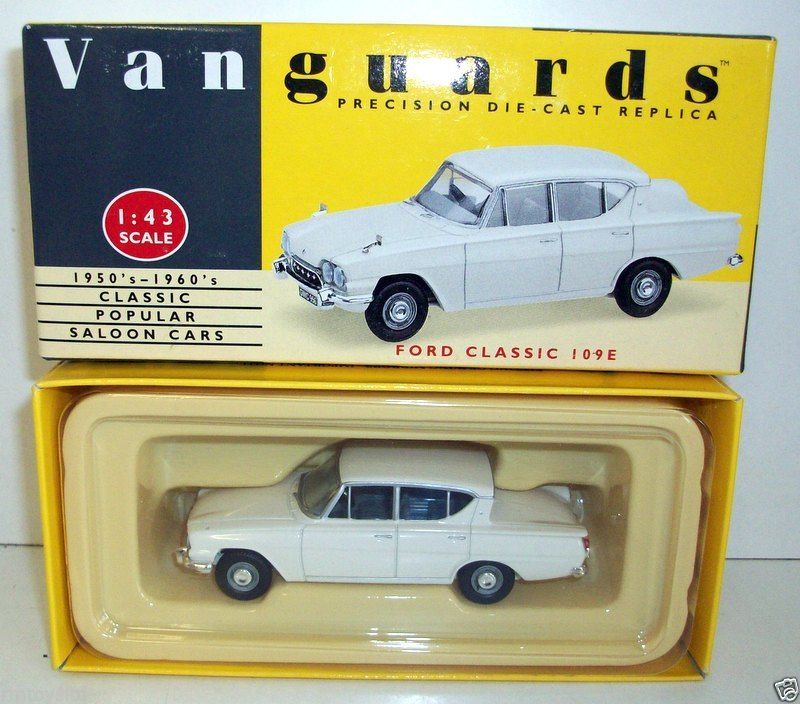 VANGUARDS 1/43 VA35002 FORD CLASSIC 109E ERMINE WHITE