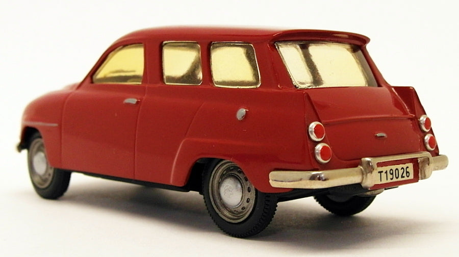 Somerville Models 1/43 Scale Model Car 123 - Saab 95 Estate - Red