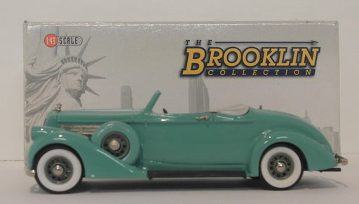 Brooklin 1/43 Scale BRK126 - 1936 Pierce Arrow Convertible Greentone