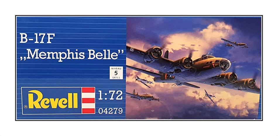 Revell 1/72 Scale Aircraft Kit 04279 - Boeing B-17F Memphis Belle