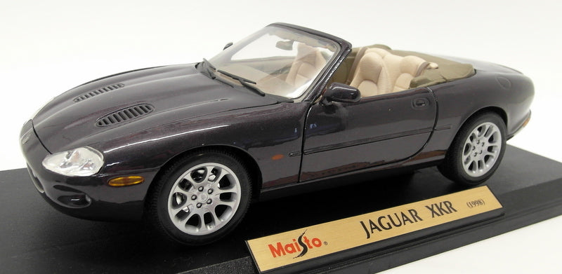 Maisto 1/18 Scale Diecast 31863 - Jaguar XKR1998 Convertible Met Purple