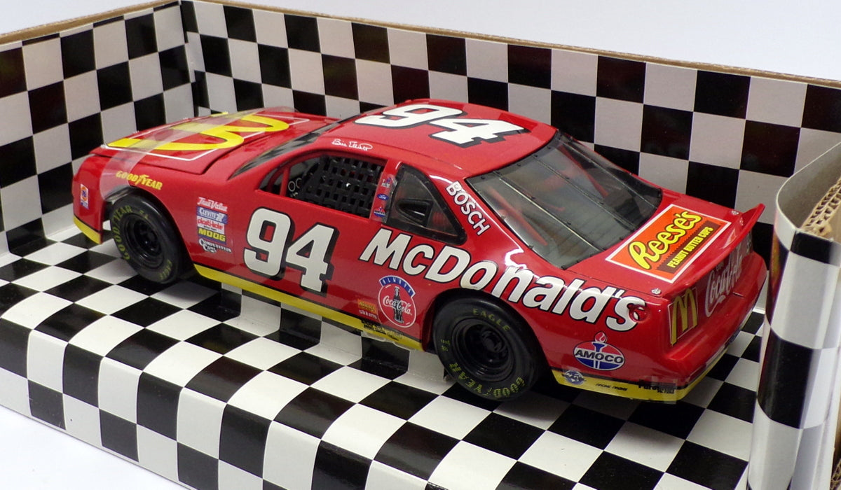 Ertl 1/18 Scale 7220 - McDonalds Ford T-Bird Stock Car - #94 Bill Elliot