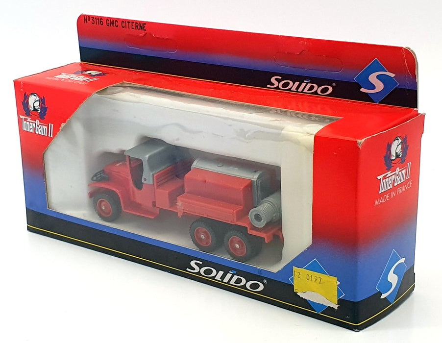 Solido Toner Gram II 1/50 Scale 3116 - GMC Citerne Fire Engine - Red