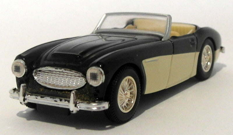 Corgi 1/43 Scale Diecast ABY7898 - Austin Healey 3000 Mk1 - Black/Cream