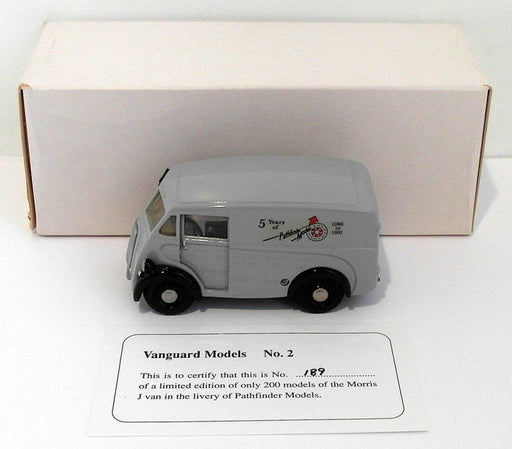 Pathfinder Vanguard 1/43 Scale VAN2 - Morris J Type Van 1 Of 200 Grey PFM Models