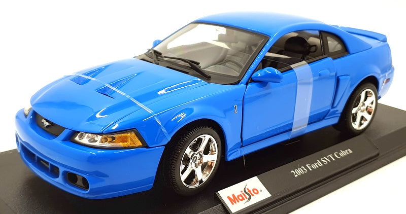 Maisto 1/18 Scale Diecast 46629 - 2003 Ford SVT Cobra - Blue