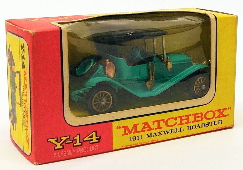 Matchbox Models Of Yesteryear Y-14 - 1911 Maxwell Roadster - Green