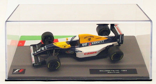 Altaya 1/43 Scale Model Car 21318A - F1 Williams FW15C 1993 - Alain Prost