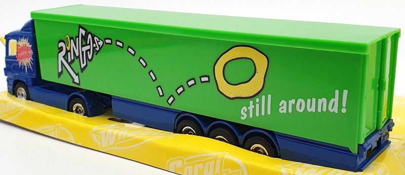 Corgi 1/64 Scale Model Truck TY86638 - Scania Container "Golden Wonder Ringos"