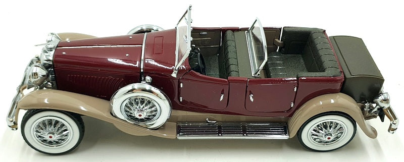 Franklin Mint 1/24 Diecast FM231122A 1930 Duesenberg Tourster With Display Case