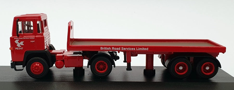 Oxford Diecast 1/76 Scale 76SC110002 - Scania 110 Flatbed Trailer - BRS