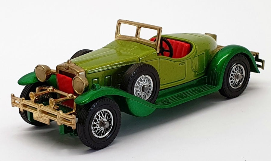 Matchbox Appx 10cm Long Diecast Y-14 - 1931 Stutz Bearcat - Green