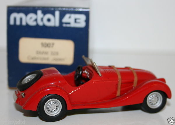 WESTERN MODELS 1/43 PROTOTYPE - METAL 43 - 1007 - BMW 328 CABRIOLET OPEN - RED