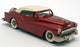 Brooklin 1/43 Scale BRK20 - 1953 Buick Skylark Conv Top Up - Met Dk Red/White