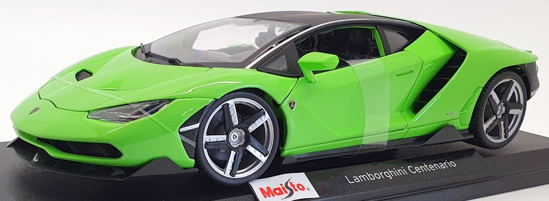 Maisto 1/18 Scale Model Car 46629G - Lamborghini Centenario - Met Green