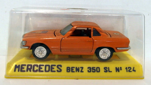 Joal 1/43 Appx Scale Vintage diecast - 124 Mercedes Benz  350 SL Orange