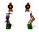 Britains 41113 60mm Tall - Knight of Agincourt Archers Target Scene