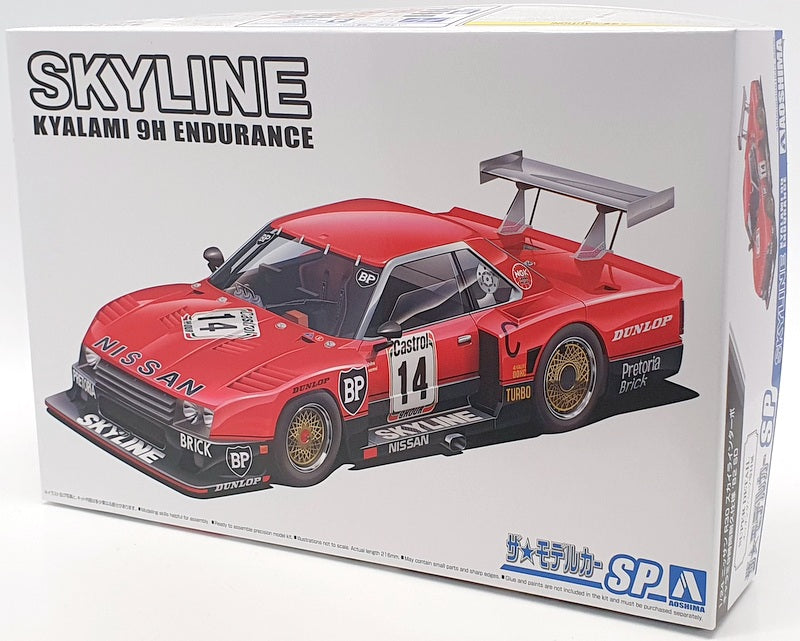 Aoshima 1/24 Scale Model Car Kit 61244 - Nissan Skyline Kyalami 9h Endurance