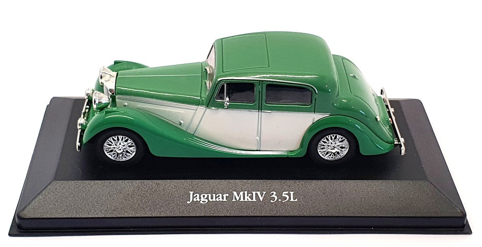 Atlas Editions 1/43 Scale 4 641 116 - Jaguar MkIV 3.5L - Green/White