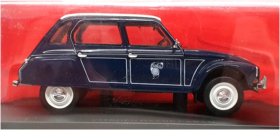 Hachette 1/24 Scale Diecast G111V020 - Citroen Dyane Caban - Dk Blue/White