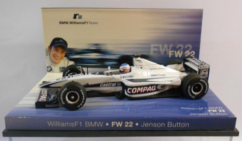 Minichamps F1 1/43 Scale - 600050008 WILLIAMS BMW Fw22 J.BUTTON
